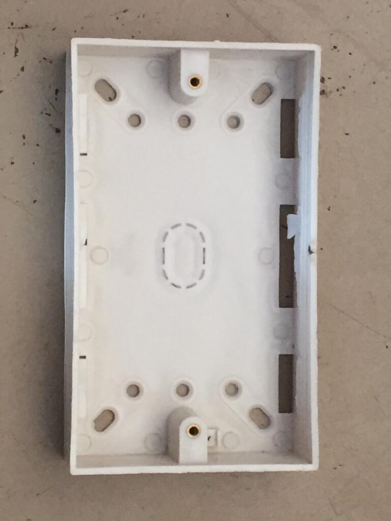 3/6 pattress box