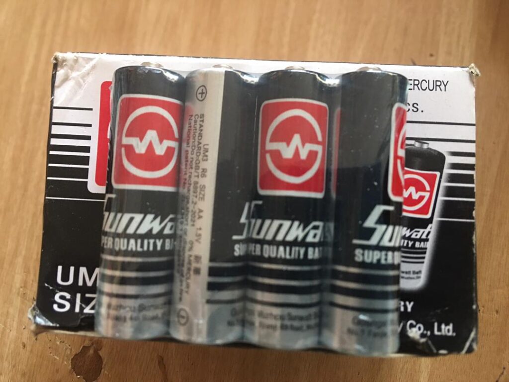 BATTERY AA (SUNWATT)